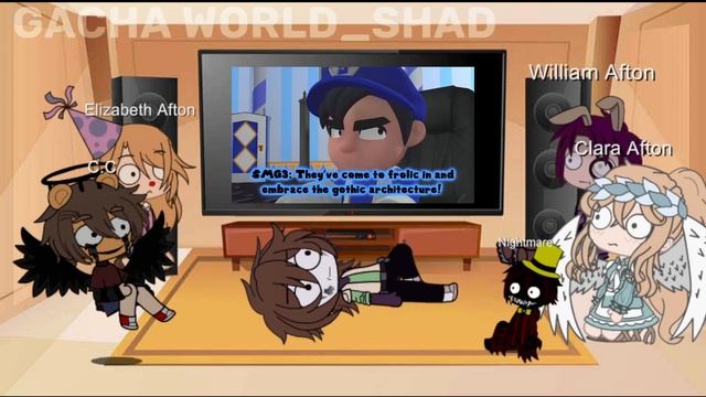 Afton Family Reacts To SMG4: THE NEW CASTLE!! || Gacha club || смотреть онлайн