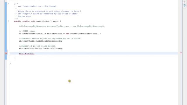 Object class is extended by all other Java Class смотреть онлайн