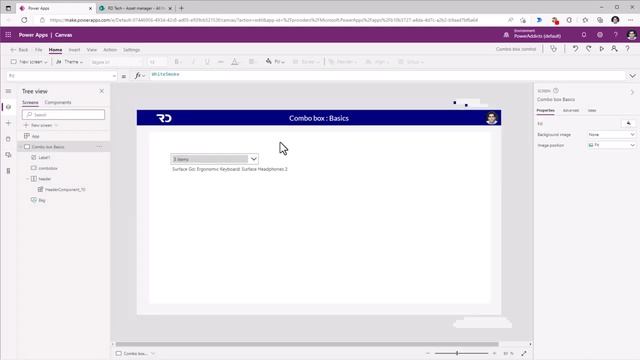 Combo Box Control In Power Apps | Search, Filter, Large Data, Default Values
