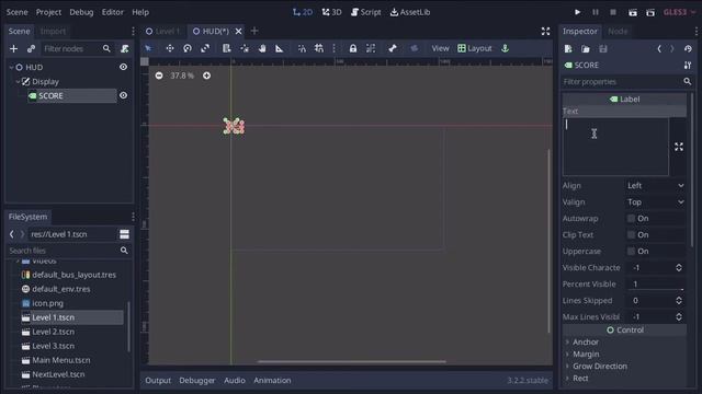 24. Creating a HUD in Godot 3.2 - Digital Student Online School смотреть онлайн