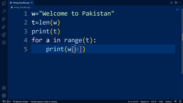 What is String Iteration in Python || Python Tutorial For Beginners смотреть онлайн