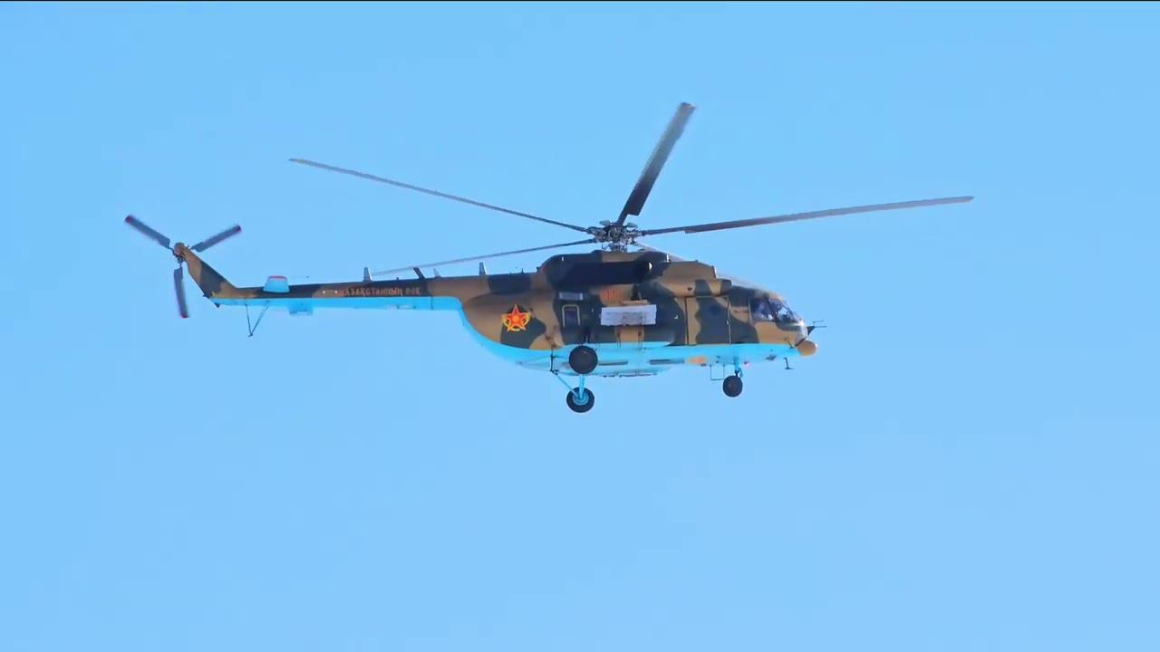 #mi #airport #nqz #sky #fly Mi-171E makes training flights. смотреть онлайн