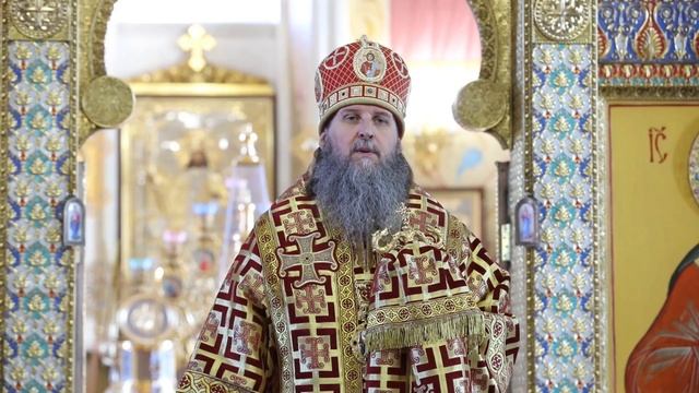 Литургия в день отдания Пасхи. Проповедь митрополита Даниила смотреть онлайн