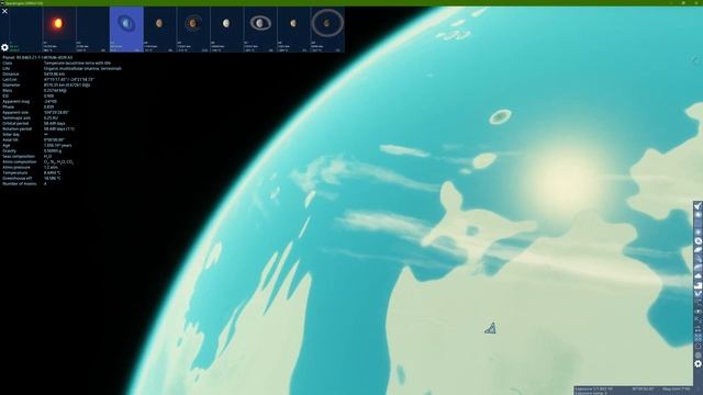 Space Engine gaming video 15 "NGC 6684 and ring planets with life" 4K UHD+HDR 15 mins смотреть онлайн