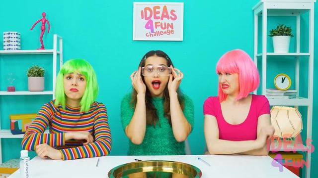 КТО ЛУЧШЕ НАРИСУЕТ, ТОТ ЭТО ПОЛУЧИТ ЧЕЛЛЕНДЖ с Ideas 4 Fun смотреть онлайн