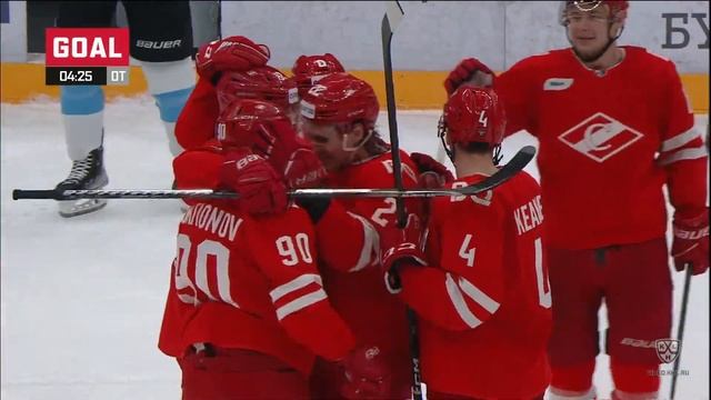 Локтионов забивает победный гол в пустые / Loktionov wins the game for SPR in OT смотреть онлайн