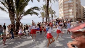 Испания танцует с Россией - флешмоб "Русь танцевальная" в Торревьехе