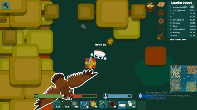 СХОДИЛ В СНЕЖНЫЙ БИОМ И ДОБЫЛ АЛМАЗЫ Starve.io #2 смотреть онлайн