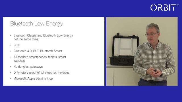ORBIT Wireless controls introduction part 04: BLE BLUETOOTH LOW ENERGY смотреть онлайн
