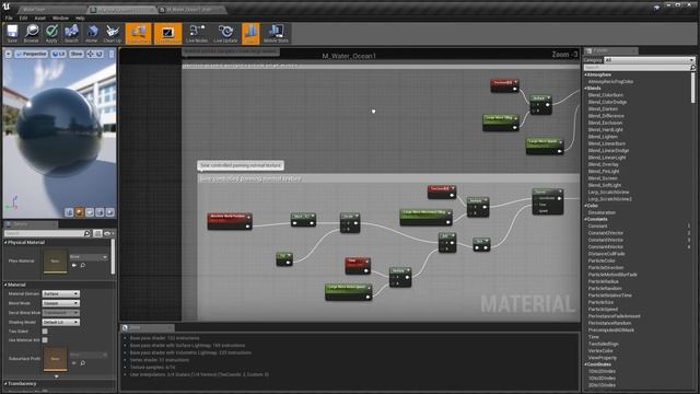 UE4: How Make Water Material in “Starter Content” Work Without Stretching or Distortions - Tutorial смотреть онлайн