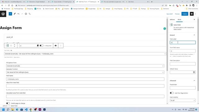 [Part 02] Ticketing System | Assign Tickets | JetForm Builder Hooks | Modify CCT from Front-end смотреть онлайн