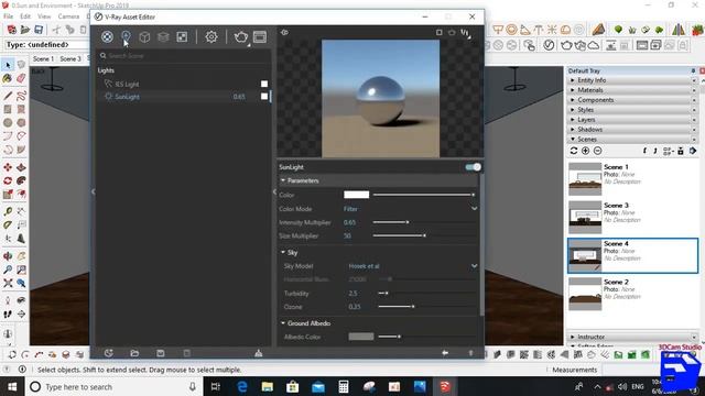 01 4 IES LIGHT Sketch up смотреть онлайн