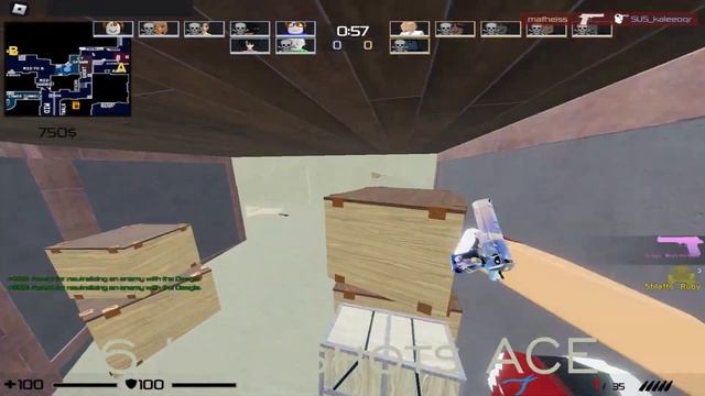 6 Headshots ACE Roblox Counter Blox Reimagined смотреть онлайн