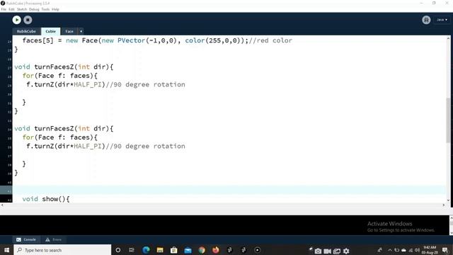 How to solve Rubik's Cube in Java Processing | Part-II | смотреть онлайн