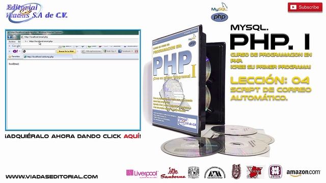 PHP Curso 2015 | Desde Cero | Tutorial en Español | Lección 04 │ Script de Correo Automático смотреть онлайн