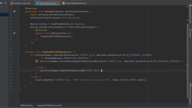 Android Studio Tutorial - Runtime Permission смотреть онлайн
