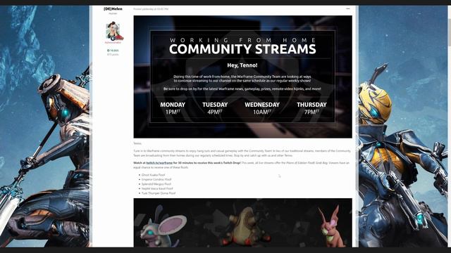 Warframe - Twitch Drops June 14 - 18 [Free Floofs] смотреть онлайн