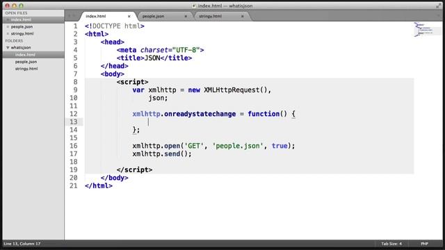 What is JSON? Parsing (Part 3/4) смотреть онлайн