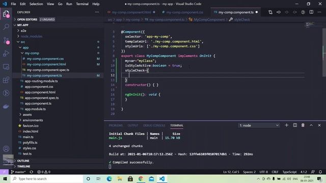 Angular 11 Tutorial - 5 | Class Binding смотреть онлайн