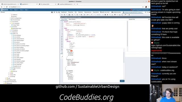 GeoJSON from PostGIS to the web browser via Django смотреть онлайн