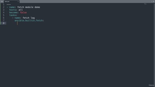 10 Copy files from remote hosts Remote to Local Ansible module fetch смотреть онлайн