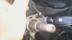 замена личинки  в замке зажигание wv t 4