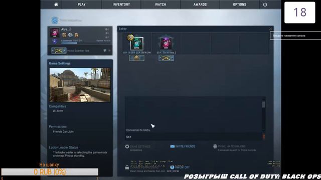 РОЗЫГРЫШ Call of Duty: Black Ops STEAM ИГРАЕМ В КС:ГО смотреть онлайн