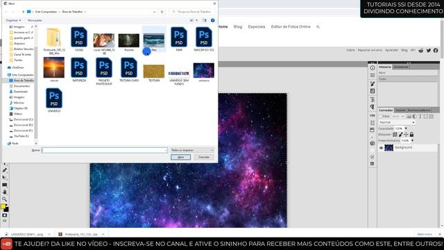 Como Colocar Imagens Dentro de Textos Rápido e Fácil Photoshop Online 2021 смотреть онлайн