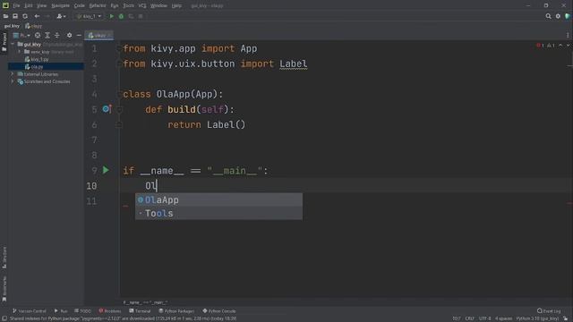 312 - Utilizando um arquivo .kv para alterar uma Label do Kivy Python смотреть онлайн