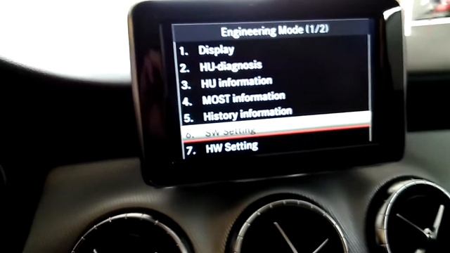 Скрытое инженерное меню мерседес command. смотреть онлайн