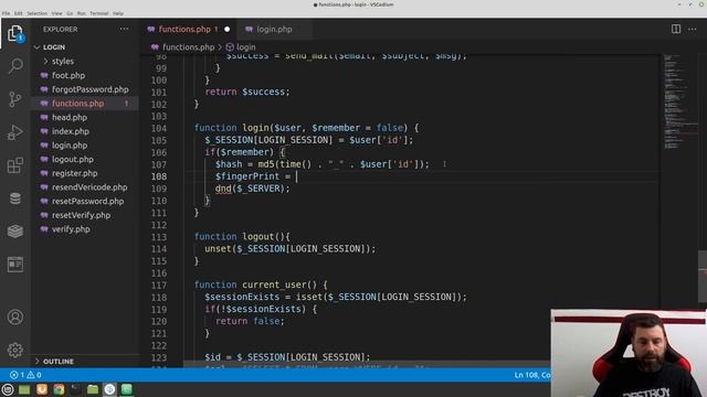 Web Dev 5 - 18 Remember Me смотреть онлайн