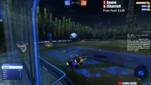 Daniel vs iSharrieff | $130 Rocket League 1v1 Showmatch смотреть онлайн