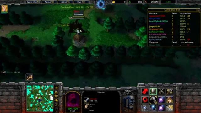 Warcraft 3 Vampirism Fire Human Gameplay (Just A Short Game,Also Bleve Bugging ABUSING) смотреть онлайн