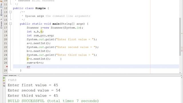 how to calculate sum average product in java lecture 18 смотреть онлайн