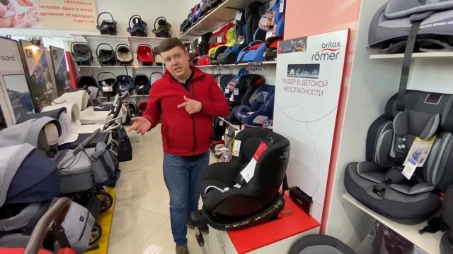 поворотное автокресло BRITAX ROEMER DUALFIX 2R смотреть онлайн