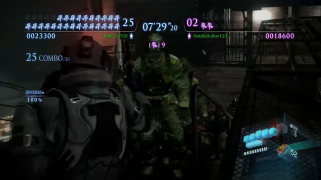 RE6 -PS3- Onslaught PART 5 [Rooftop Mission] 1 Round THE AGENT смотреть онлайн