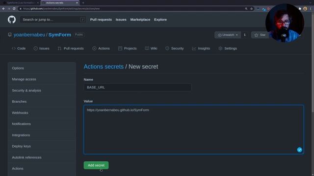 PUBLIER une app avec GITHUB ACTIONS & GITHUB PAGES !!! [Projet SymForm - 3/3] смотреть онлайн