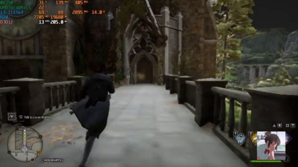 Hogwarts Legacy Test On Nvidia GeForce MX350 with 8gb Ram