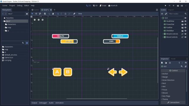Grid, Guides, and Smart Snapping in Godot 3 (tutorial) смотреть онлайн