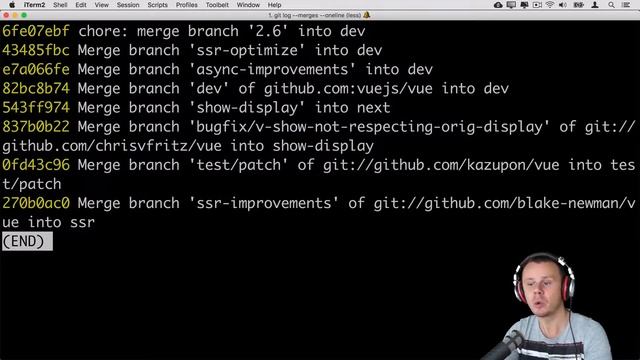 Git filter out merge commits in Git log | Advanced Git - 06 смотреть онлайн