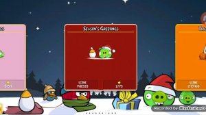 Angry birds Seasons HD 2.2.0 but it has BomBom prototype bubbles Gameplay