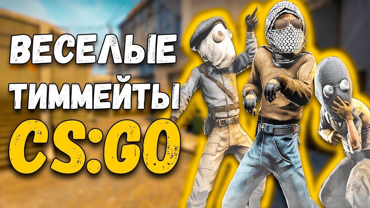 ВЕСЁЛЫЕ ТИММЕЙТЫ В CS:GO