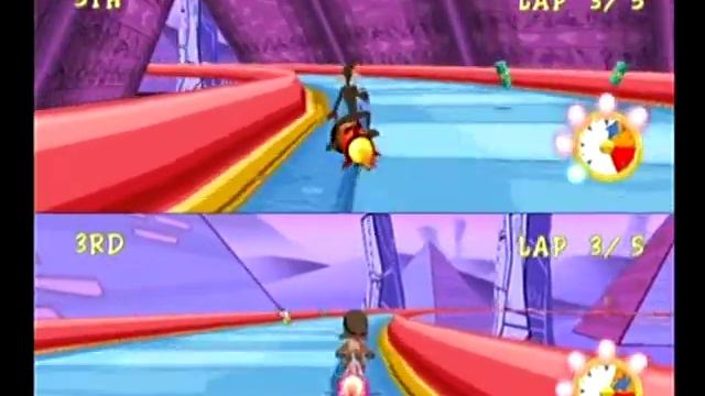Looney Tunes Space Race (Dreamcast) - The Pyramids of Mars (2p vs. Joe) (8/1/09) смотреть онлайн