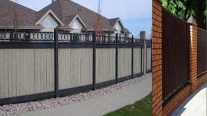 Самые красивые заборы из профнастила