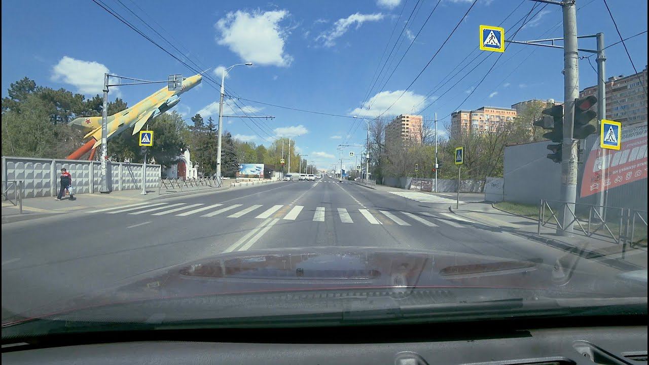 Опустевшие улицы Краснодара. Шел 12 день карантина смотреть онлайн