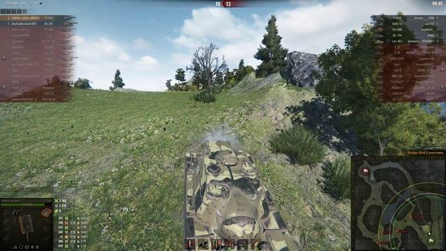 Шикарный защита базы на 110е3 против 7 противников | World Of Tanks смотреть онлайн