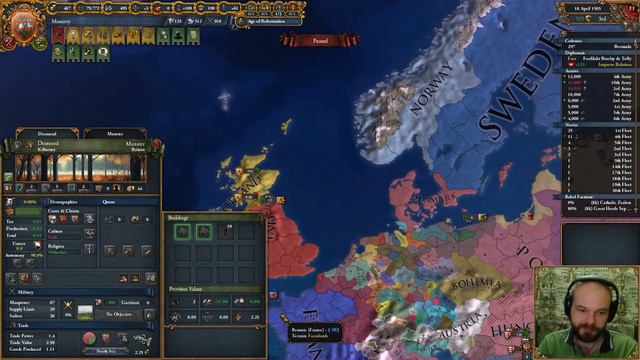EU4 - Москва - 40 - Very Hard - (1.30.4, Захват Мира, WC, Московия, Muscovy, Europa Universalis 4)