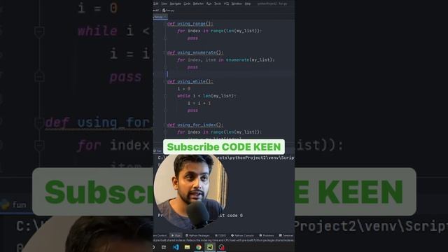 Fastest way of Iterating over a List in Python #python #coding #pythontips смотреть онлайн