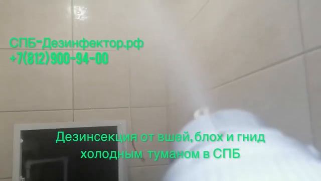 Дезинфекция от вшей блох и гнид холодным туманом +7(812) 900-94-00 СПб Дезинфектор СЭС смотреть онлайн