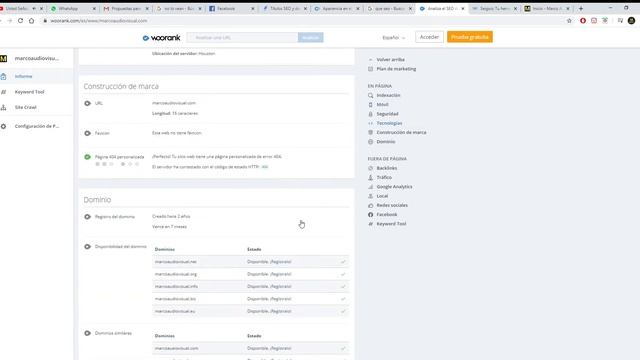 Herramientas para mejorar el SEO de tu web - Seigoo - Woorank смотреть онлайн
